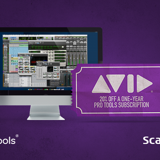 Скидка 20% на Pro Tools для покупателей Focusrite Scarlett